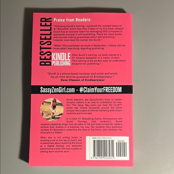 Bestseller Kindle Publishing Book By Gundi Gabrielle- NWT - Picture 2 of 2